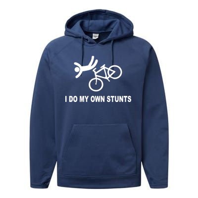 I Do My Own Stunts Performance Fleece Hoodie