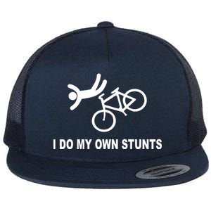 I Do My Own Stunts Flat Bill Trucker Hat