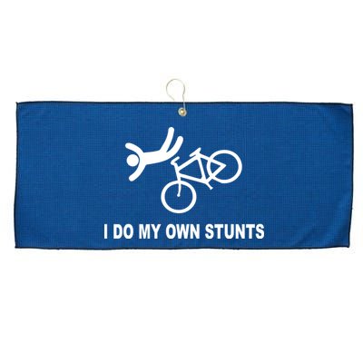 I Do My Own Stunts Large Microfiber Waffle Golf Towel