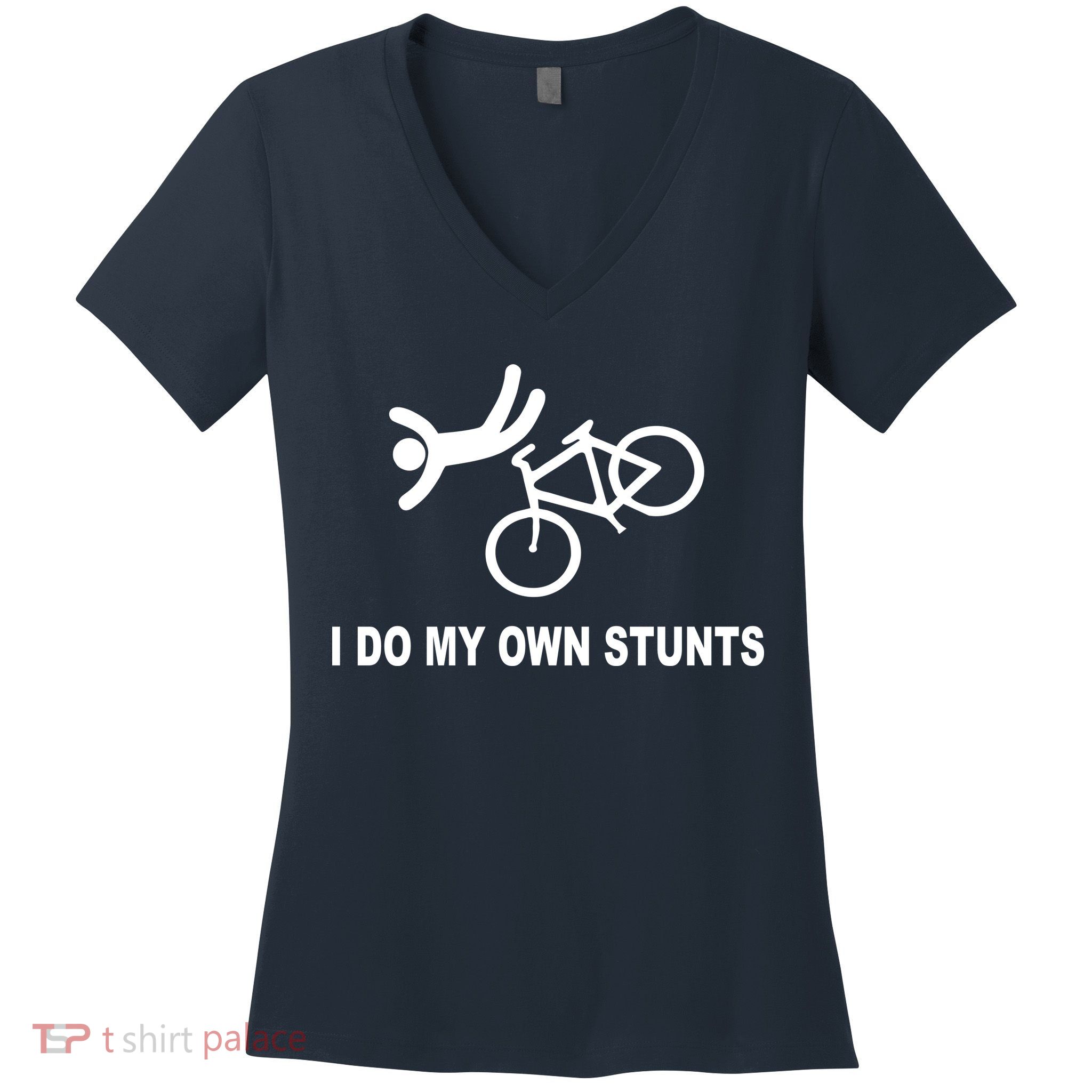 I Do My Own Stunts Women's V-Neck T-Shirt