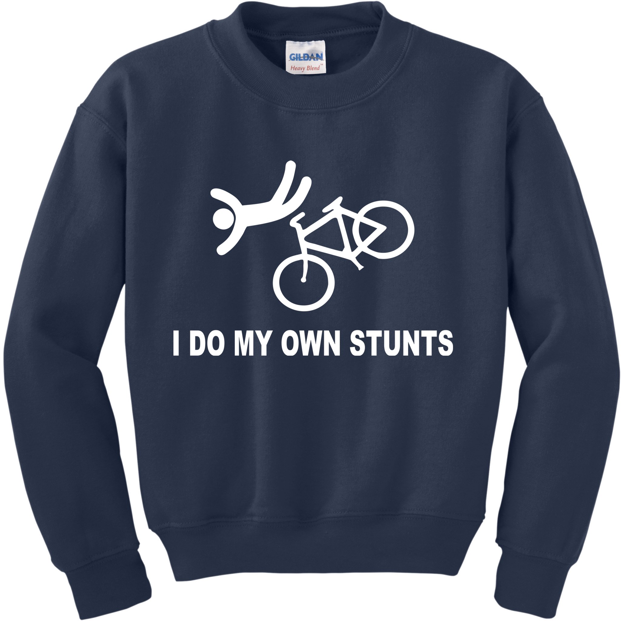 I Do My Own Stunts Kids Sweatshirt