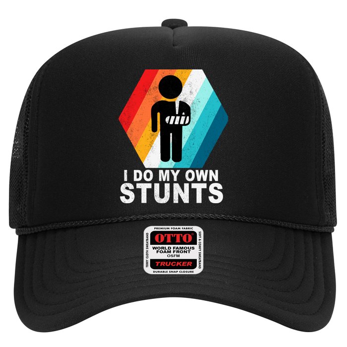 I Do My Own Stunts Retro Funny Meme Hat