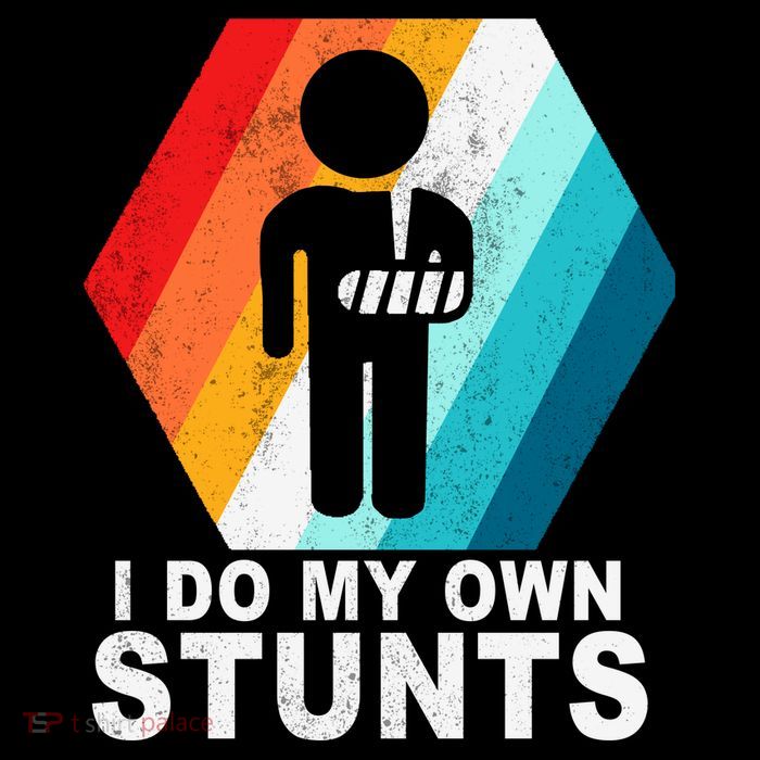 I Do My Own Stunts Retro Funny Meme Zip Tote Bag