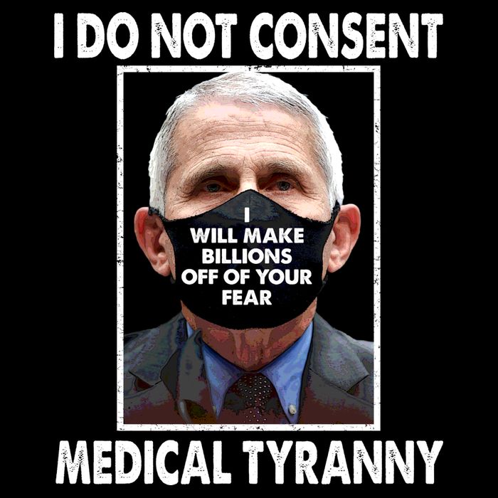 I Do Not Consent Medical Tyranny Anti Dr Fauci Vaccine Cooling Performance Crew T-Shirt