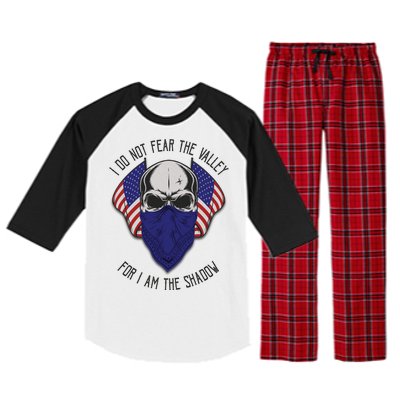 I Do Not Fear The Valley For I Am The Shadow Raglan Sleeve Pajama Set