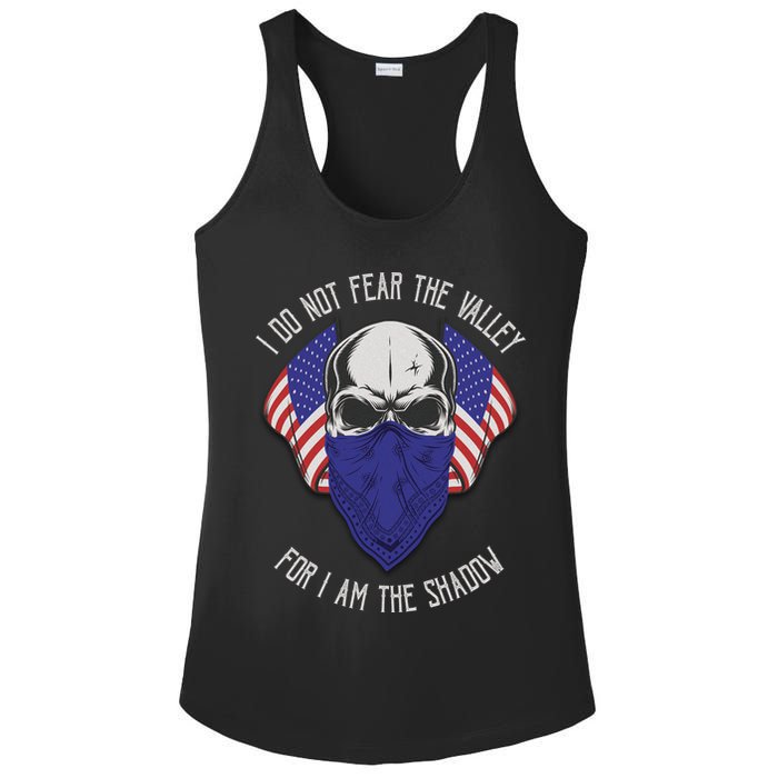 I Do Not Fear The Valley For I Am The Shadow Ladies PosiCharge Competitor Racerback Tank