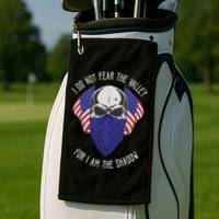 I Do Not Fear The Valley For I Am The Shadow Golf Towel
