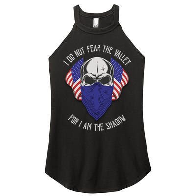 I Do Not Fear The Valley For I Am The Shadow Women's Perfect Tri Rocker Tank
