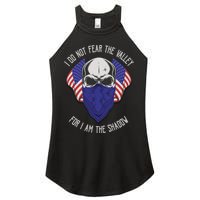 I Do Not Fear The Valley For I Am The Shadow Women's Perfect Tri Rocker Tank