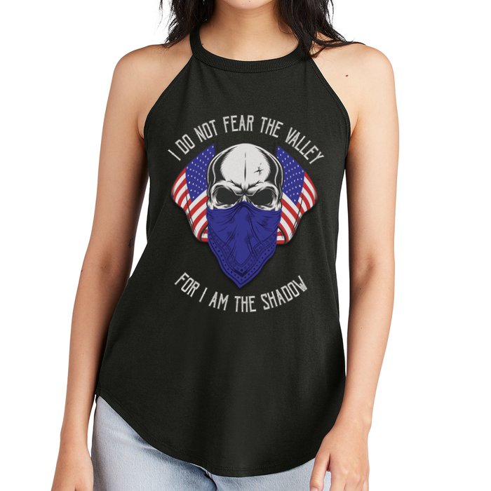 I Do Not Fear The Valley For I Am The Shadow Women's Perfect Tri Rocker Tank
