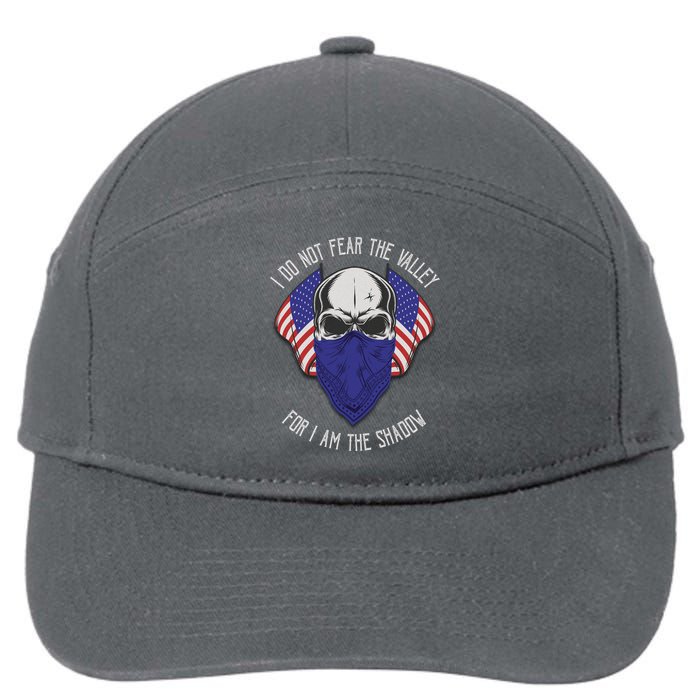 I Do Not Fear The Valley For I Am The Shadow 7-Panel Snapback Hat