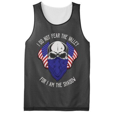 I Do Not Fear The Valley For I Am The Shadow Mesh Reversible Basketball Jersey Tank