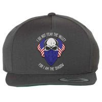I Do Not Fear The Valley For I Am The Shadow Wool Snapback Cap
