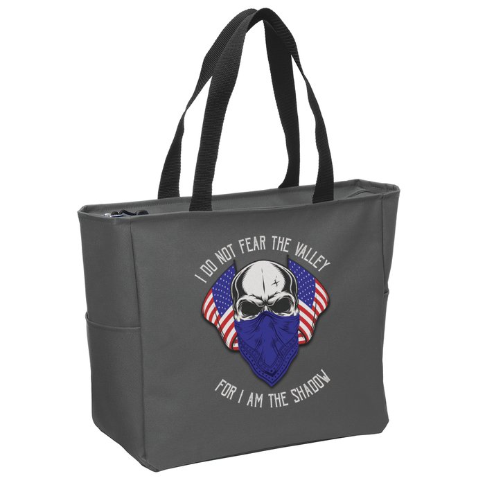 I Do Not Fear The Valley For I Am The Shadow Zip Tote Bag