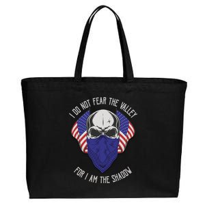 I Do Not Fear The Valley For I Am The Shadow Cotton Canvas Jumbo Tote