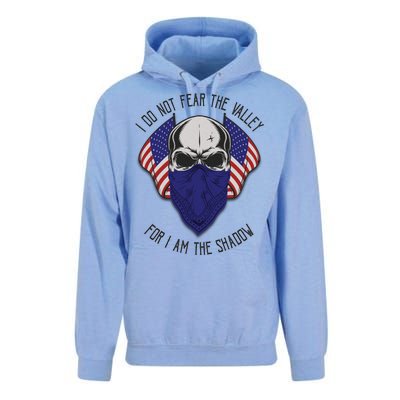 I Do Not Fear The Valley For I Am The Shadow Unisex Surf Hoodie