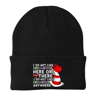 I Do Not Like Corona-Virus Here or There Do Not Like Anywhere Beanie