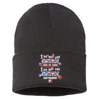 I Do Not Like Germs Here Or There Sustainable Knit Beanie