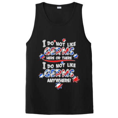I Do Not Like Germs Here Or There PosiCharge Competitor Tank