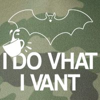 I Do What I Vant (Want) Funny Bat Vampire Legacy Tie Dye Trucker Hat