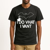 I Do What I Vant (Want) Funny Bat Vampire Tall T-Shirt