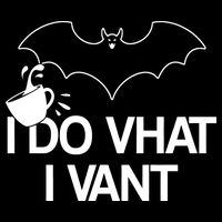 I Do What I Vant (Want) Funny Bat Vampire Backpack