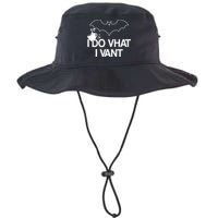 I Do What I Vant (Want) Funny Bat Vampire Bucket Hat