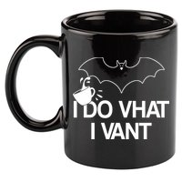 I Do What I Vant (Want) Funny Bat Vampire 11oz C Handle Ceramic Mug