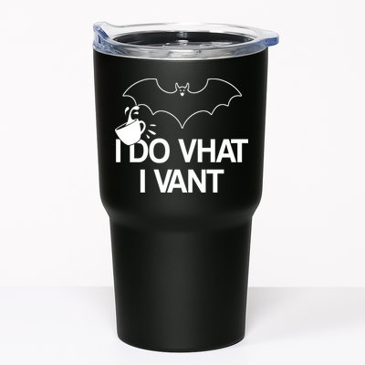 I Do What I Vant (Want) Funny Bat Vampire Tumbler