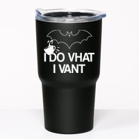 I Do What I Vant (Want) Funny Bat Vampire Tumbler