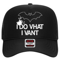 I Do What I Vant (Want) Funny Bat Vampire Trucker Hat