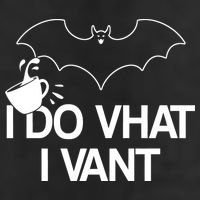I Do What I Vant (Want) Funny Bat Vampire Trucker Hat