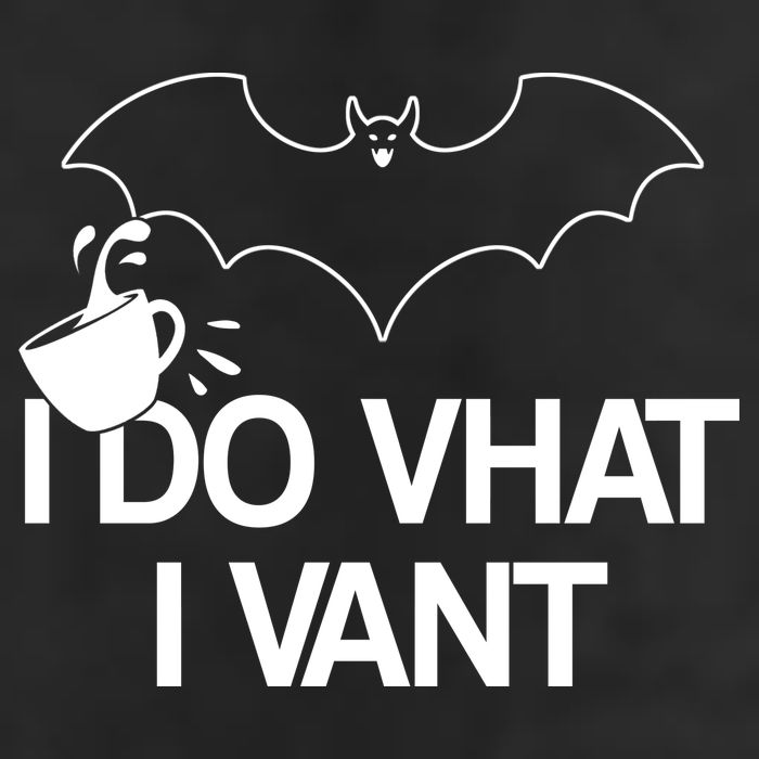 I Do What I Vant (Want) Funny Bat Vampire Trucker Hat
