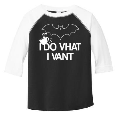 I Do What I Vant (Want) Funny Bat Vampire Toddler Fine Jersey T-Shirt
