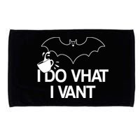 I Do What I Vant (Want) Funny Bat Vampire Microfiber Hand Towel