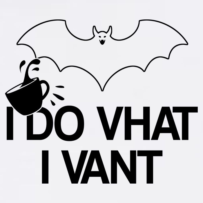 I Do What I Vant (Want) Funny Bat Vampire Garment-Dyed Sweatshirt