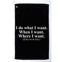 I Do What I Want Golf Towel