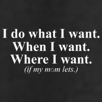I Do What I Want Golf Towel