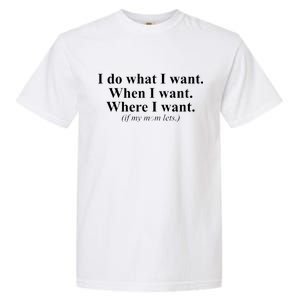 I Do What I Want Garment-Dyed Heavyweight T-Shirt