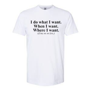 I Do What I Want Softstyle CVC T-Shirt