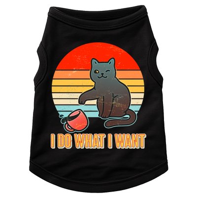 I Do What I Want Bad Cat Doggie Tank