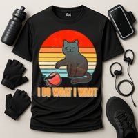 I Do What I Want Bad Cat Performance Shirt