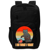 I Do What I Want Bad Cat Impact Tech Backpack