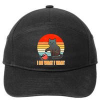 I Do What I Want Bad Cat 7-Panel Snapback Hat