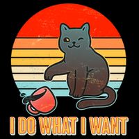 I Do What I Want Bad Cat 7-Panel Snapback Hat
