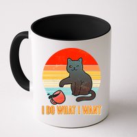 I Do What I Want Bad Cat Mug