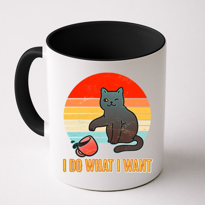 I Do What I Want Bad Cat Mug