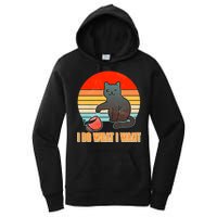 I Do What I Want Bad Cat Women's Pullover Hoodie