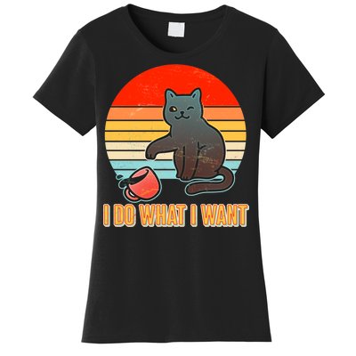 I Do What I Want Bad Cat Women's T-Shirt