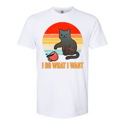 I Do What I Want Bad Cat Softstyle® CVC T-Shirt